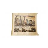 J.M. Gallais Brooklyn Bridge Rolled Litho