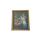 Maxfield Parrish "Waterfall" Print/Litho