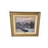Limited Olympic Mountain Evening Thomas Kinkade