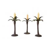Palm Tree Candle Holders