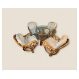 Glass Top Table 5 Piece Dining Set