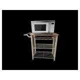 Microwave and Stand