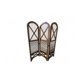 Antique/Vintage Stained Wood & Screen Room Divider