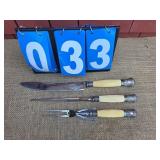 Cattaraugus Cutlery carving set