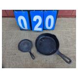 wagnerware 3a cast iron pan and other