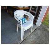 2 plastic chairs good shape