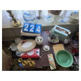 misc lot brass candle holders