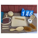art deco vanity set