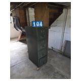 filing cabinet green heavy metal