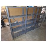 3 shelves will need to be unbolted