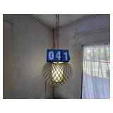 MCM hanging swag lamp light