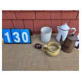 enamelware coffee crock other pieces