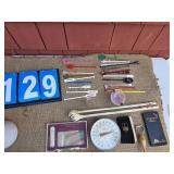 vintage advertising stir sticks thermometer books