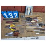 Cattaruagus cleaver and other knives