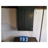 Green painted cabinet