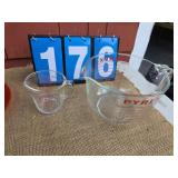 Pyrex measuring cups