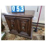 Pair of wood end tables