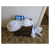 womens vintage hats in box