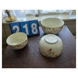Hall autumn leaf mixing bowls 3