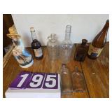 Antique bottle lot