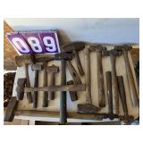 brass hammer ball peen hammer lot