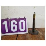 trench art paper weight   WWII
