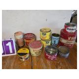 Tobacco and other can lot