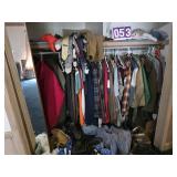 contents of the large closet.