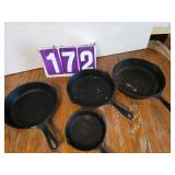 Cast iron pan Wagnerware and others