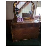 waterfall dresser artdeco with mirror