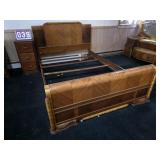 art deco waterfall bed