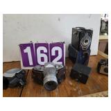 vintage camera lot Kodak EMCE others