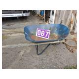 Blue wheelbarrow