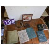 car horn ash tray chieftain and 8 mm camera lot