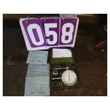 Hasler speed indicator with box