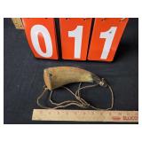Powder Horn 9 in antique