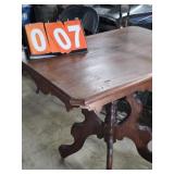 Victorian parlor table