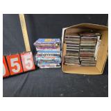CDs and movies