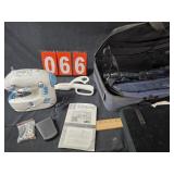 sewing machine singer power shears and fisker bag