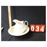pitcher and bowl set