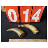 Powder Horn lot of 2