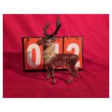 vintage cast iron buck stag deer bank