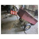 garden cart lawnmower drawn