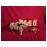 cast iron flying pigs