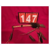 Native american peace pipe