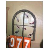 Painted window Koi hand painted
