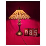 Tiffany style lamp slag glass