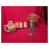 cat mexican fish pitcher and fish