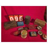 antique advertising tins