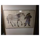 Carol Grig she walks with horses print
